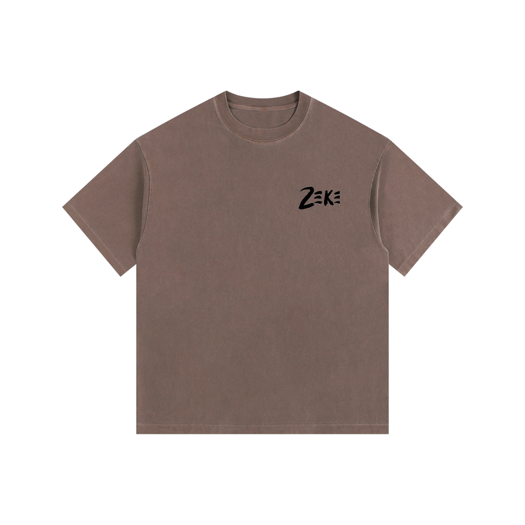Vintage Washed Oversized Cotton T-Shirt